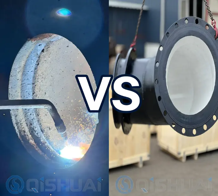 Shandong Qishais dybdeanalyse: Valgguide for overleggsrør av kromkarbid og keramisk forede rør av aluminiumoksyd, egnet for forhold med høy slitasje i alle bransjer