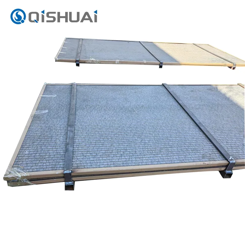 Krom sliteplate med hardfacing